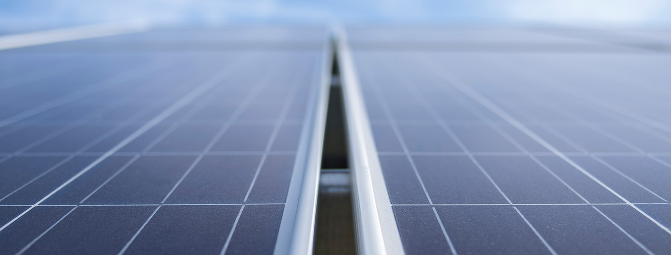 A close-up of a solar panel