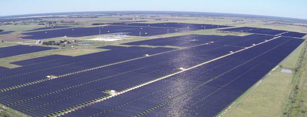 Cypress Creek solar facility in Damon, Texas