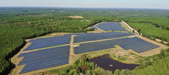 Saluda NC Aerial shot